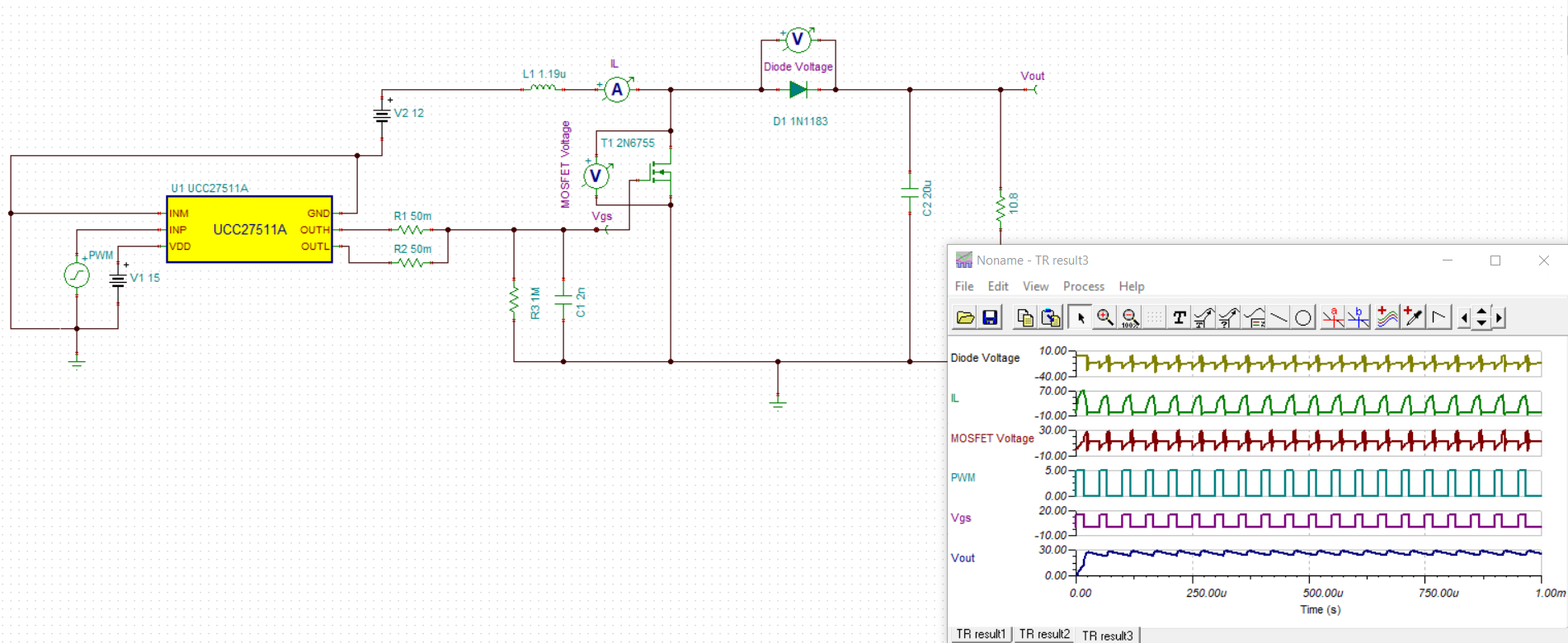 Boost DC-DC Converter Simulation