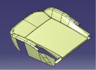 Design of front row cushion foam