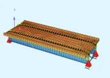 Analysis of truss and beam bridge