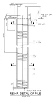 Design a Pile Foundation for an RCC Slab Bridge with Specific Dimensions and Safe Bearing Capacity