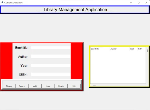 Library Book Management System 