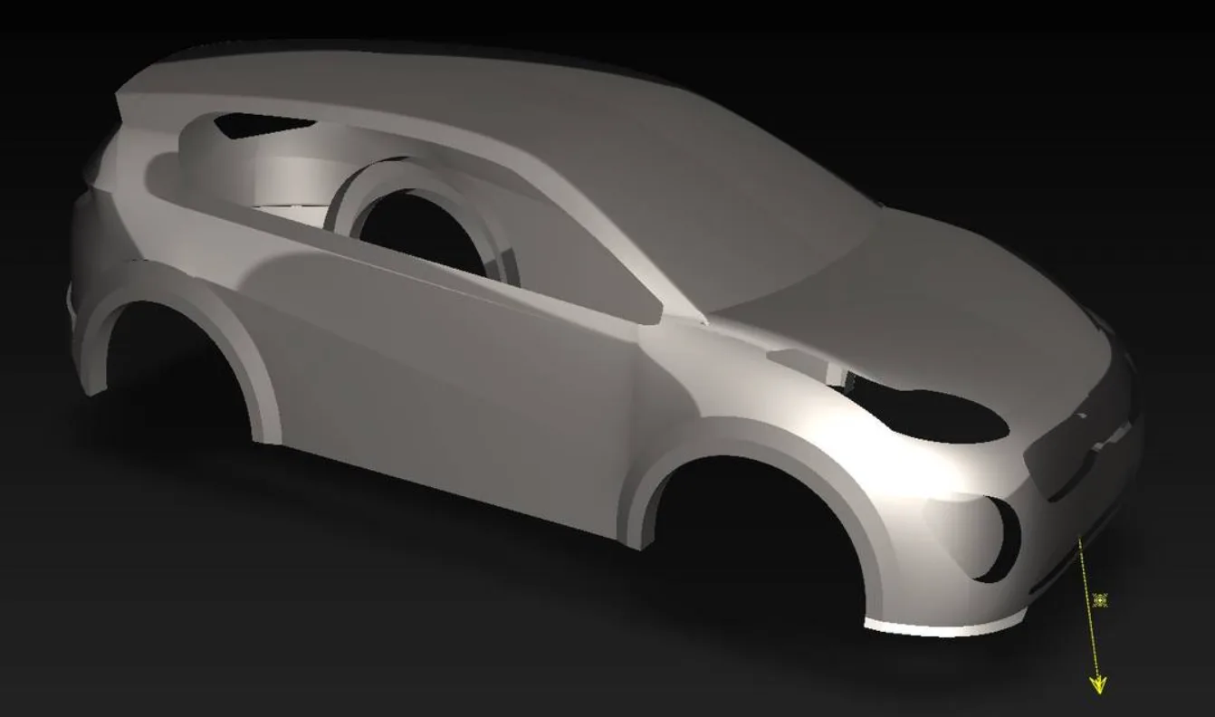 Technical Surfacing of Kia Sportage 