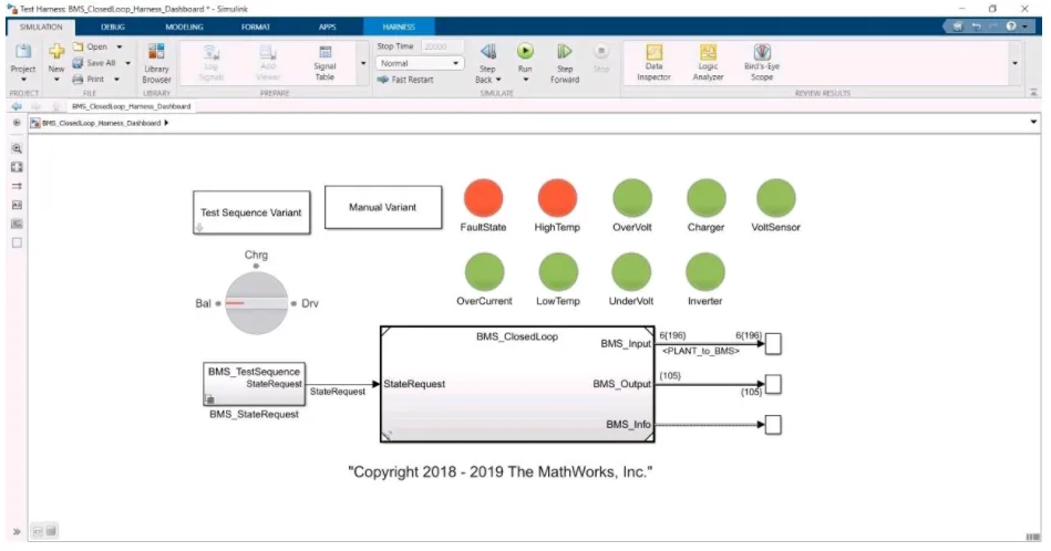 Modeling & testing of battery management system with Simulink