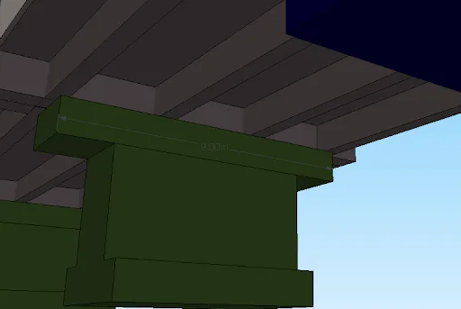 Analysis and Design of Substructure of 5 - spans Box girder bridge.