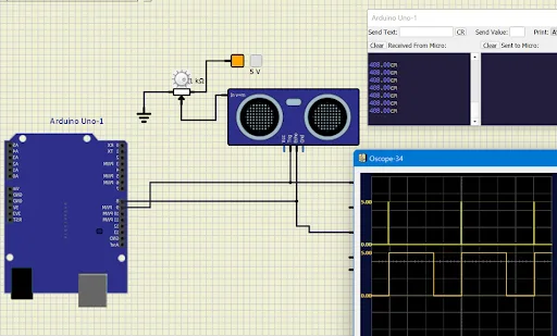 Interfacing HC-SR04 Ultrasonic Sensor with Atmega328p