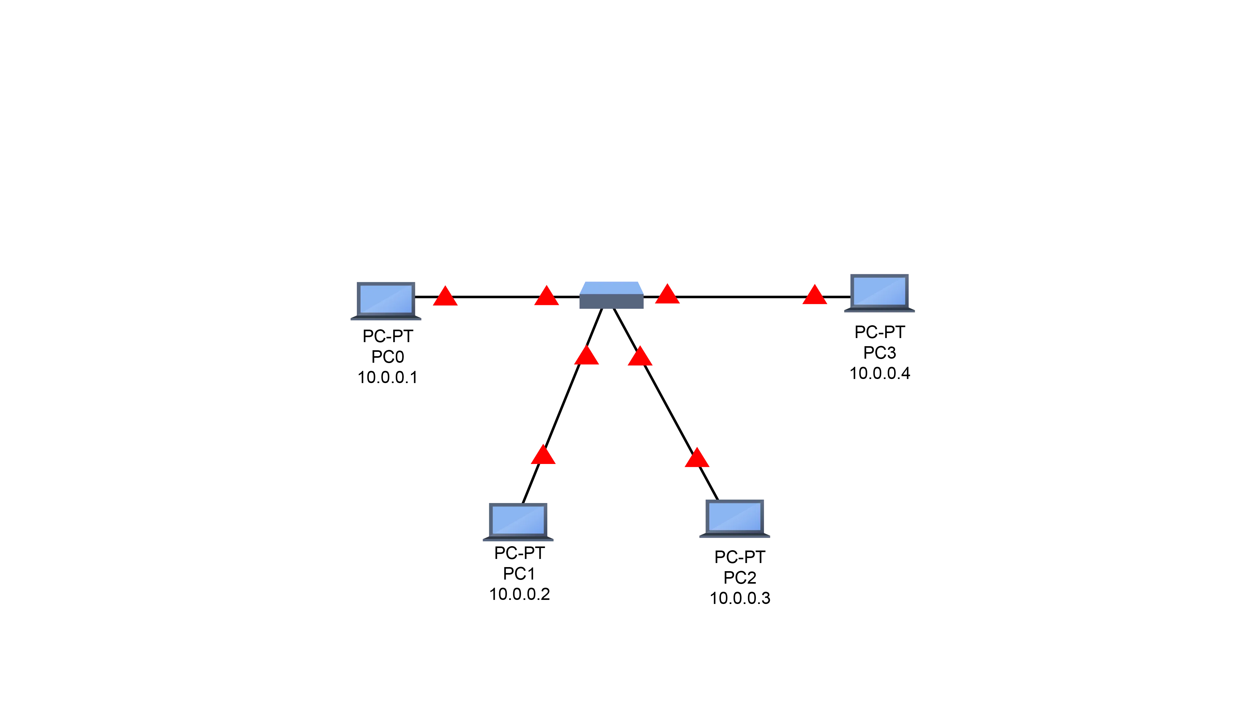 Local Area Network with Switch