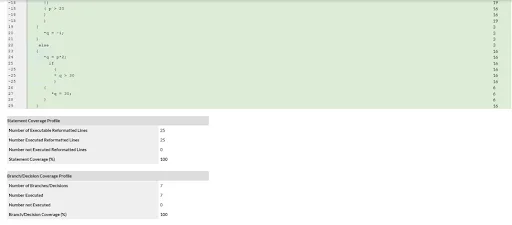 Dynamic Analysis – White Box Testing