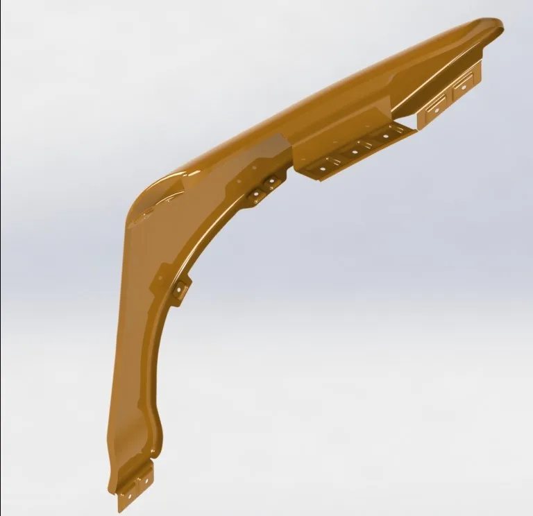 Designing of Fender Drip Area