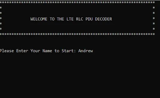 RLC PDU Decoder
