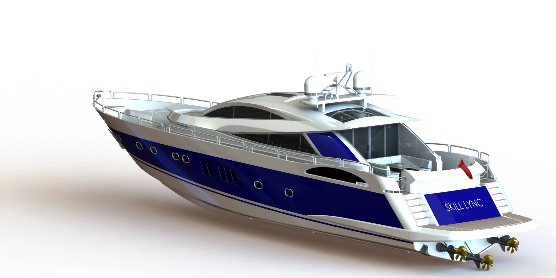 Modelling and Assembly of an American Predator Yacht