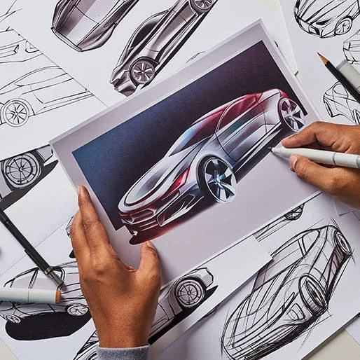 automotive sketching skills