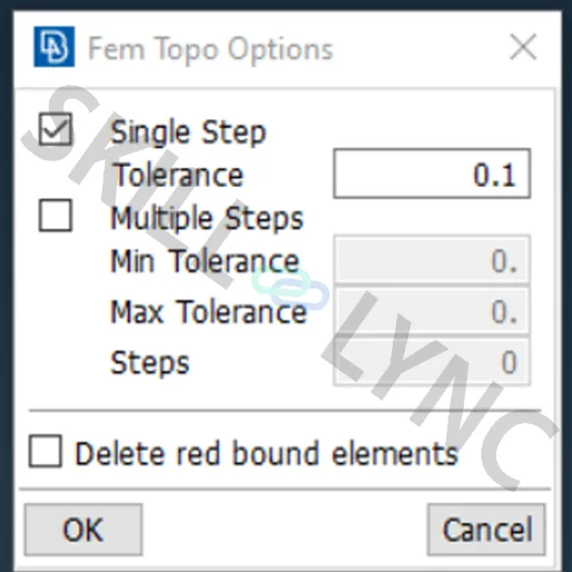 Steps to be followed for using this option