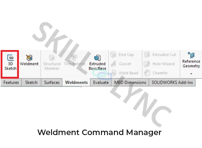 Weldment Command Manager