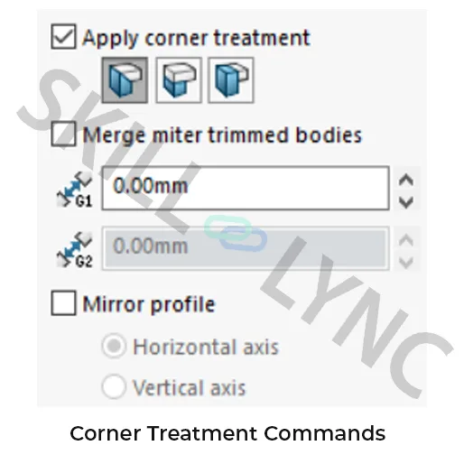 Corner Treatment Commands
