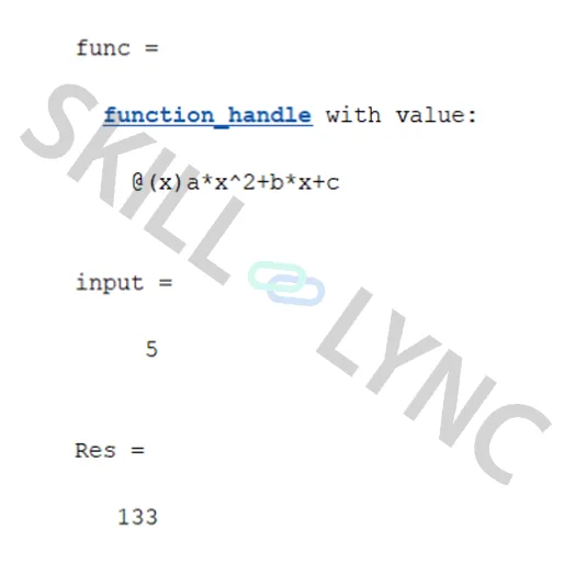 function handle matlab