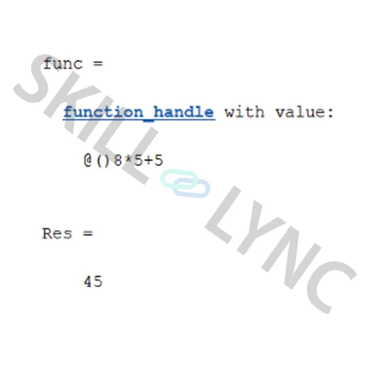 Anonymous Functions Without Input Arguments