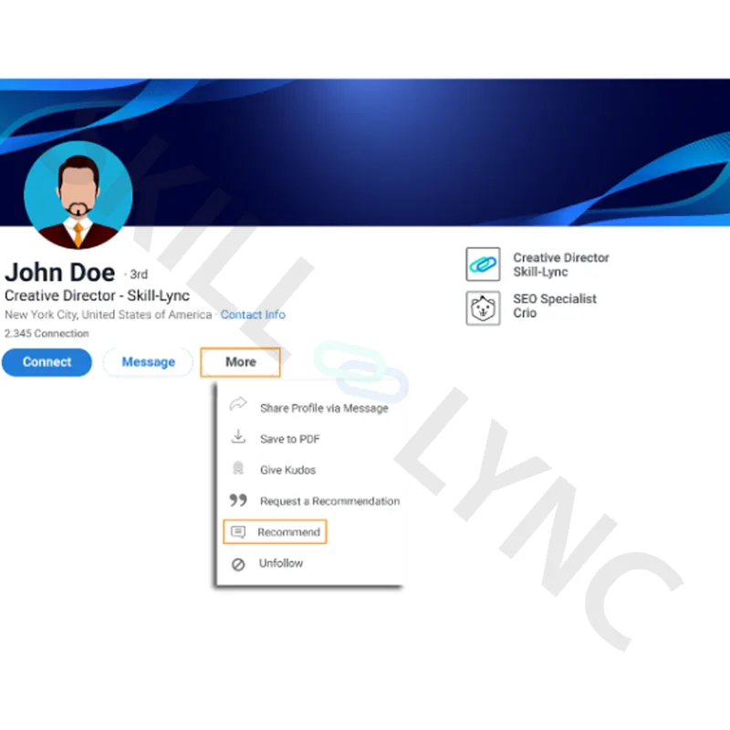 Adding Recommendations and Endorsements