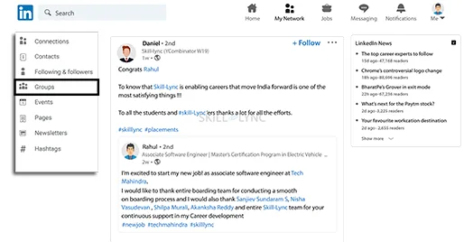  Join Relevant Groups