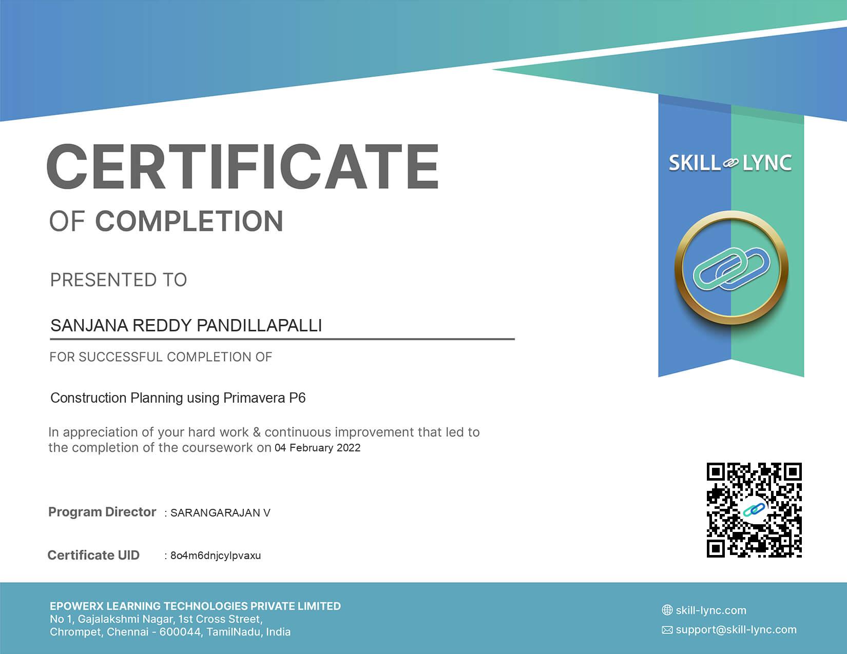 sanjana-reddy-s-course-certificate-skill-lync